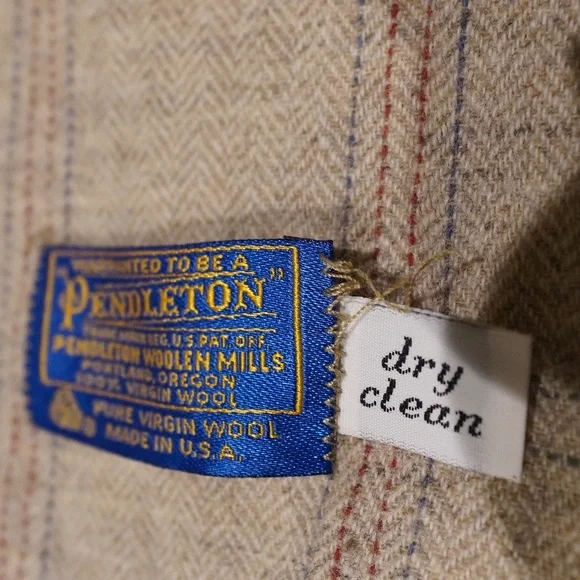 Pendleton Scarf 54” Long 100% Virgin Wool Made in the USA Portland Oregon - Picture 3 of 5